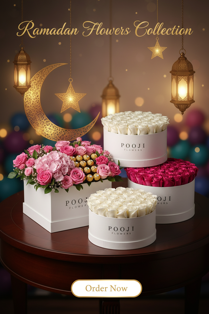 Ramadan Flowers Collection with Pill Button
