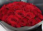 Red Roses Bouquet - Close-Up