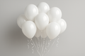 White balloon bunch