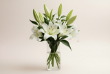 White lily arrangement product image